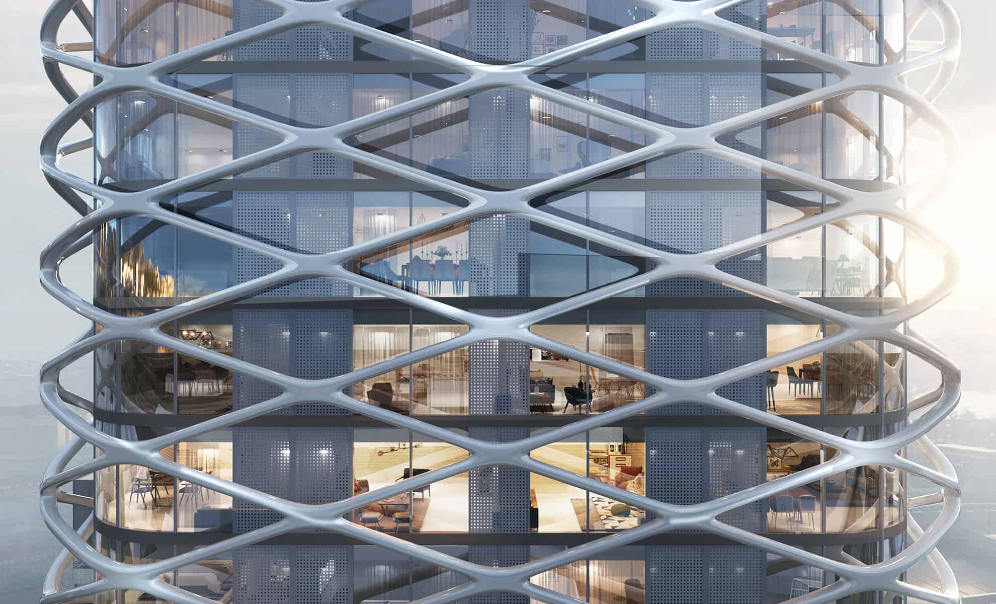 CGI of Success Tower, London