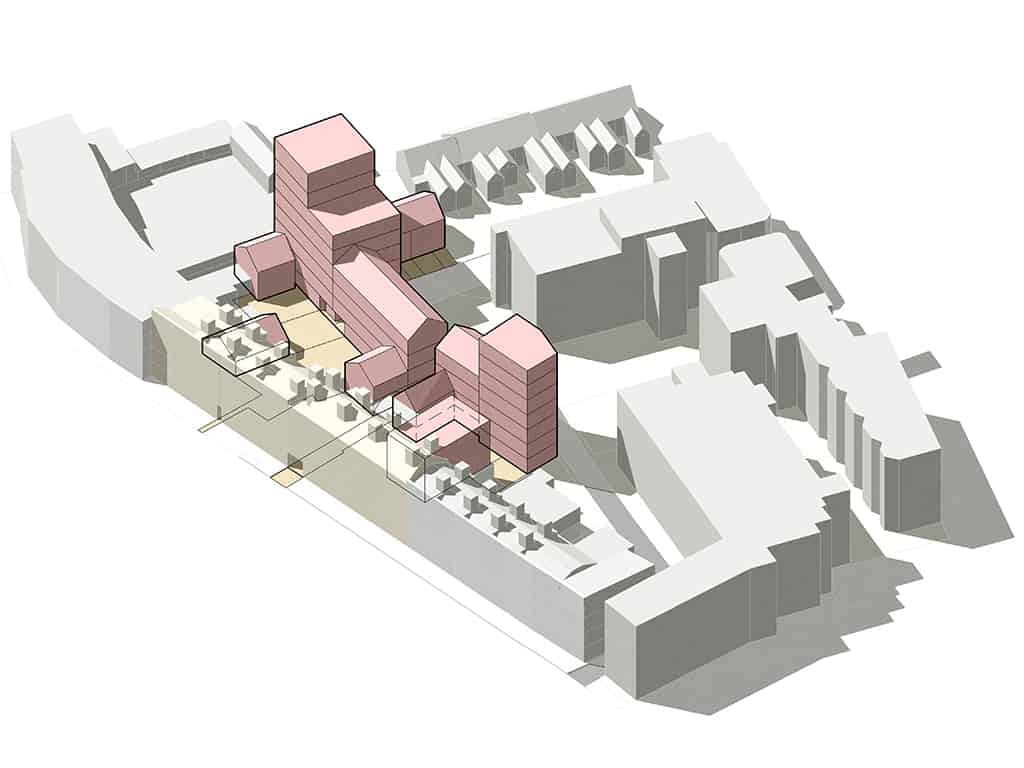 Residential led mixed use development, Bromley High Street, London